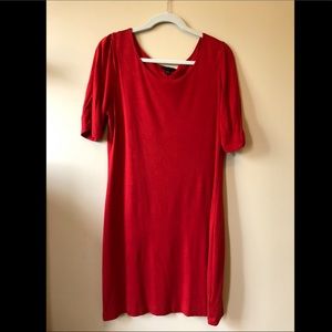 Banana Republic Red Shift Dress